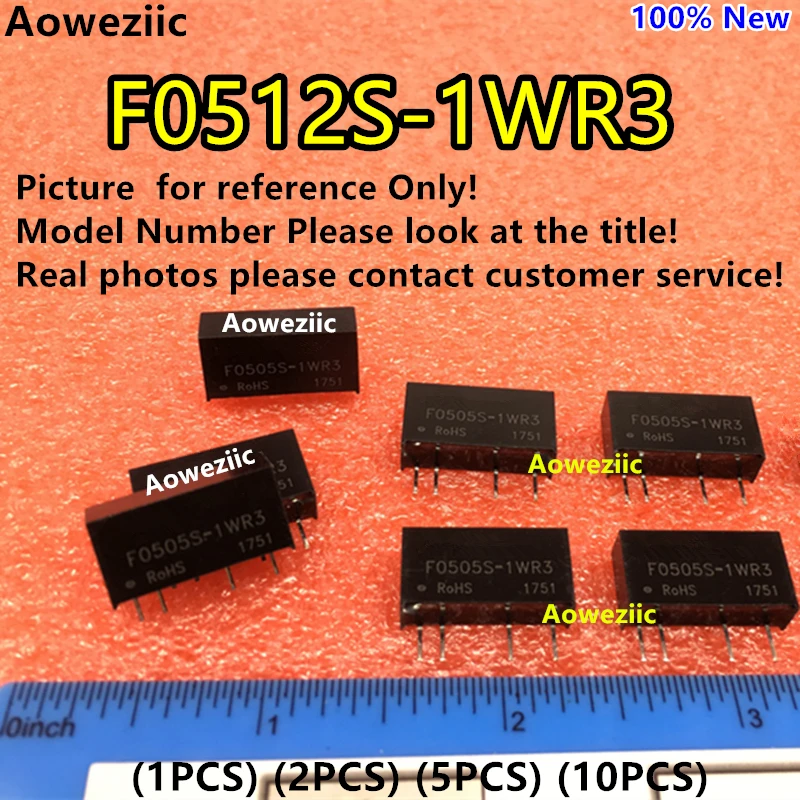 

Aoweziic (1 шт.) (2 шт.) (5 шт.) (10 шт.) F0512S-1WR3 новый оригинальный Вход: 4,5 В-5 в выход: + 12 В 0,08a, DC-DC изоляция 3000 В постоянного тока