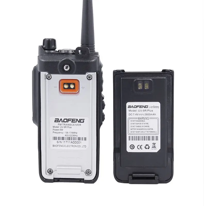 Baofeng UV 9R Plus DC 7 4 V 2800mAh литий ионный аккумулятор для UV9R Водонепроницаемая рация Ham