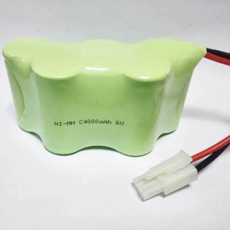 UNITEK Ni MH 6V C размер аккумуляторной батареи 4000MAH для четырехколесного