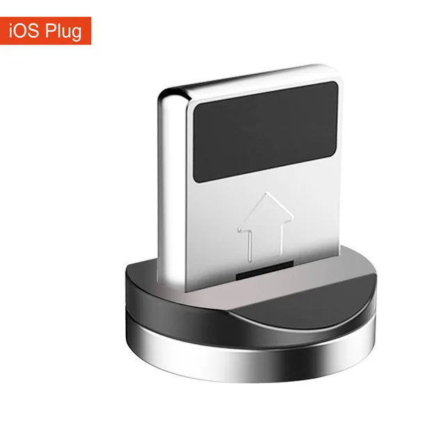 For Apple Plug 2 м Магнитный светодиодный светильник кабель для iPhone 6 6s 7 8 Plus X XS Max USB Micro type-C Быстрая зарядка для samsung S9 Xiaomi Android зарядное устройство - Цвет: For Apple Plug