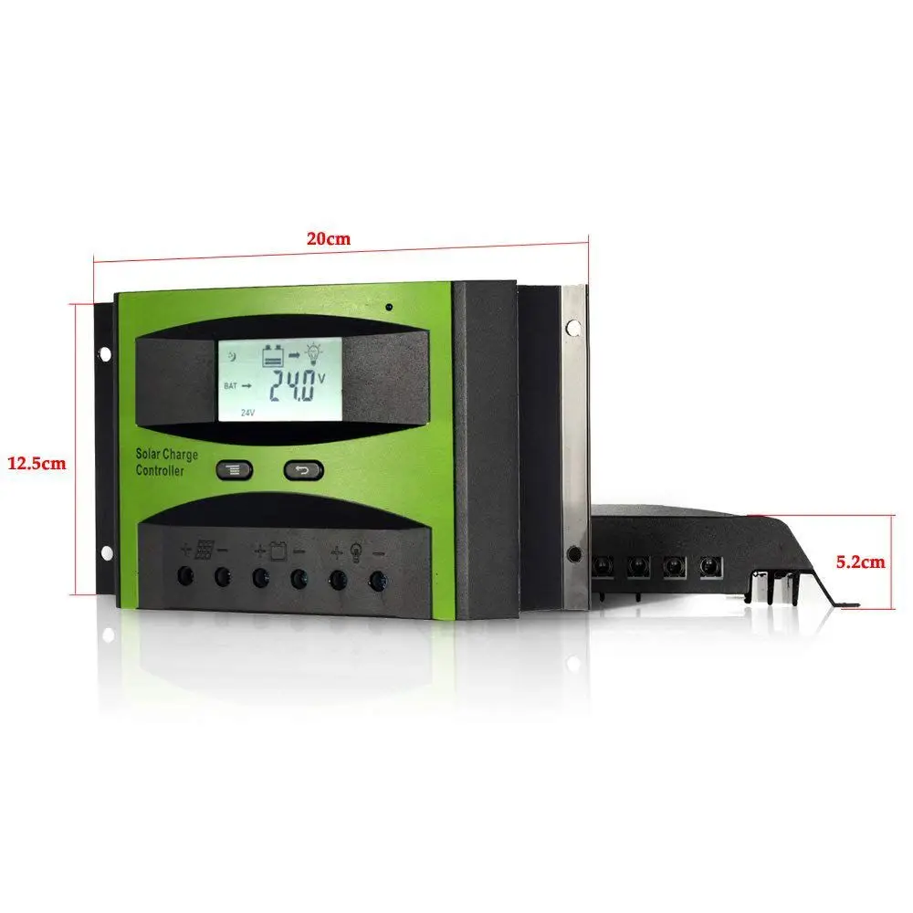 SHGO 12V / 24V PWM регулятором солнечного заряда контроллер Температура компенсации