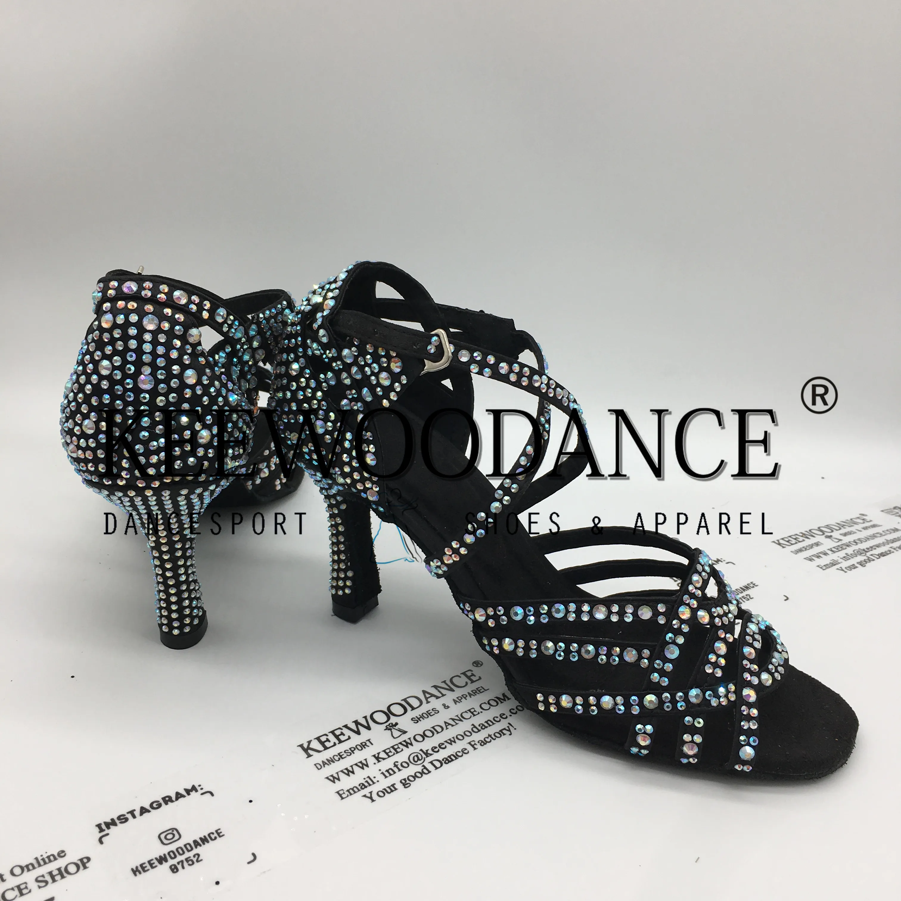 Обувь для бальных танцев со стразами женская обувь zapatos de mujer латинских scarpe da ballo