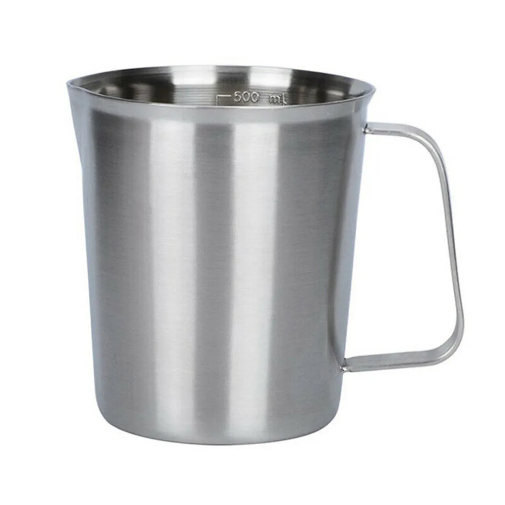 700ml Измерение 304 пенозбиватель для молока из нержавеющей стали чашка для кофе латте художественный Тип посуда для кофе эспрессо мерные чашки - Цвет: 700ml