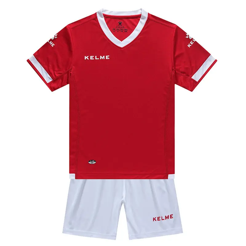 Командные футбольные наборы KELME KID'S трикотажные шорты с короткими рукавами для
