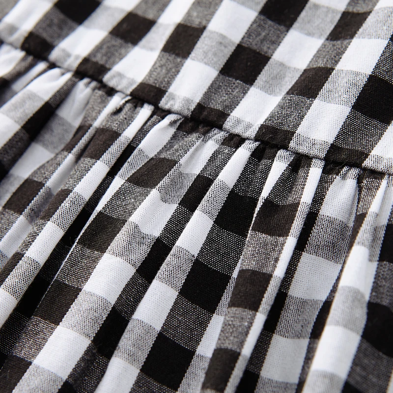 CAVIGOOUR 2017 autumn girls cotton dress 1-4 years girl long sleeve plaid dresses Baby Girl Party Dress Princess Vestido Costume | Детская