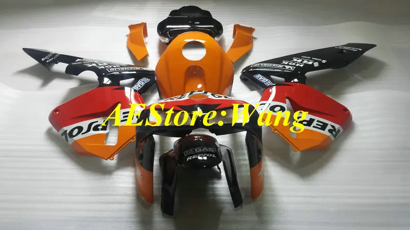 Набор обтекателей мотоцикла для HONDA CBR600RR F5 05 06 CBR 600RR 600 RR 2005 2006 ABS оранжевый черный