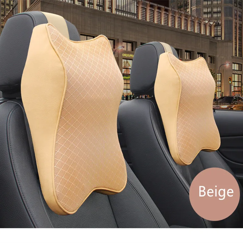 

3D Авто сиденья Поддержка s хлопчатобумажной ткани с эффектом памяти «Коттон мемори подголовник Автокресло, подушка для отдыха головы и шеи ...