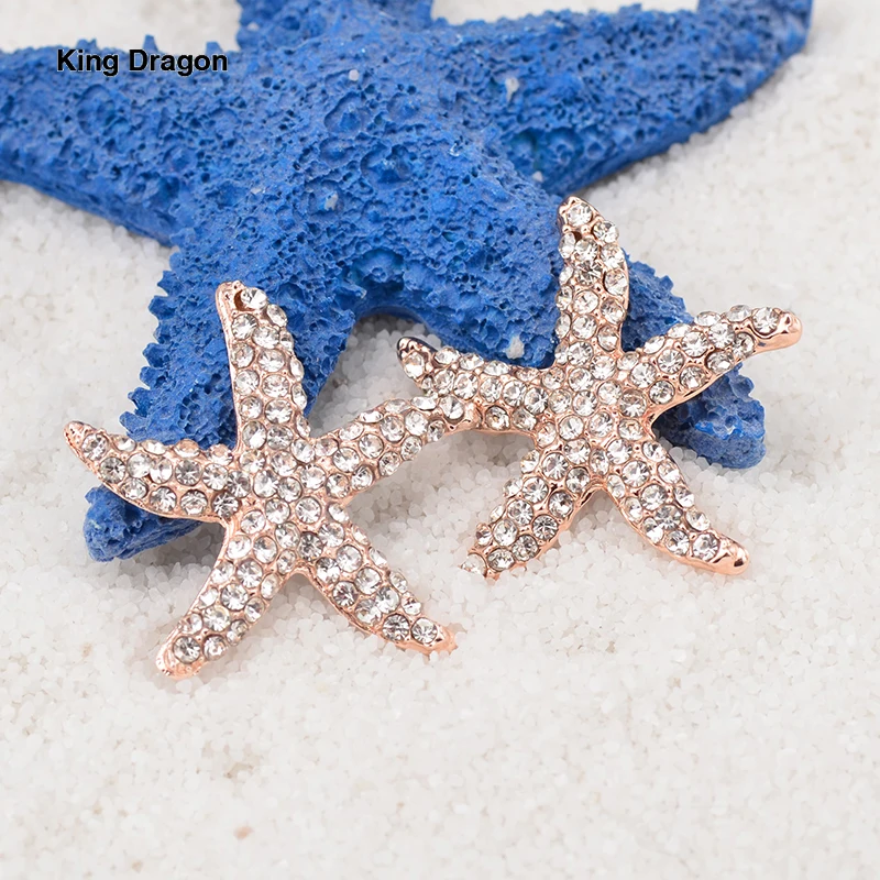 Новое поступление украшения со стразами в виде морской звезды используются на