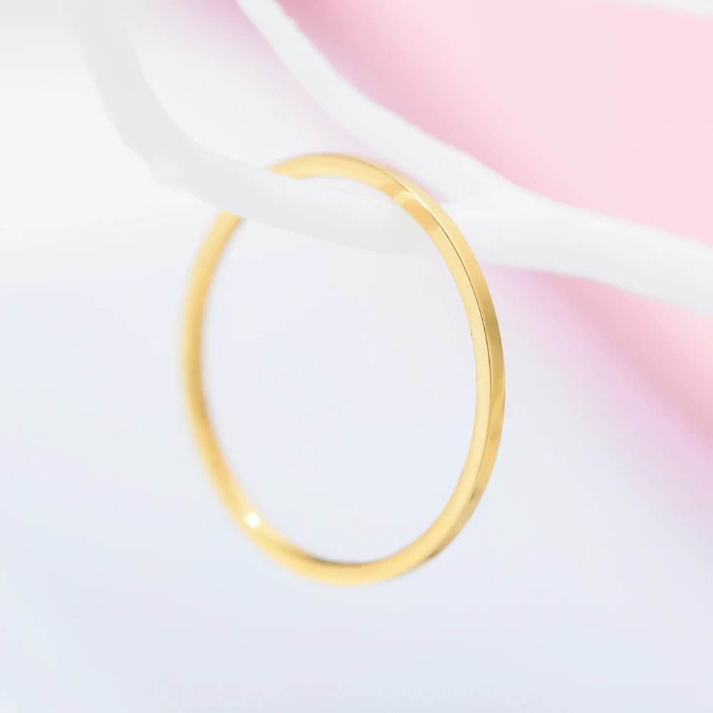 Кольцо женское из нержавеющей стали 1 мм