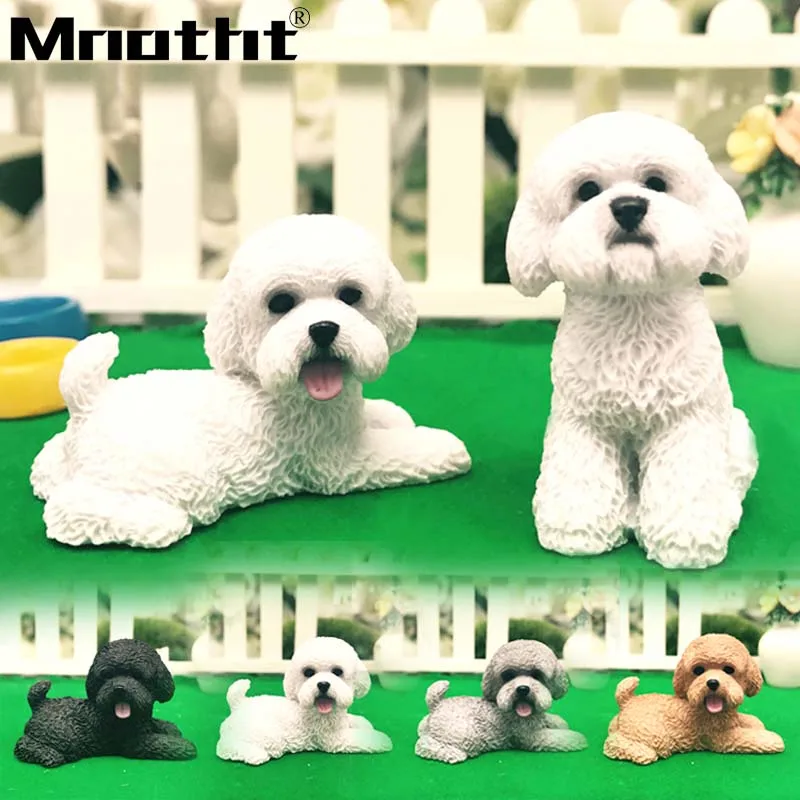 Mnotht DIY Simulita милый питомец Пудель модель собаки детский подарок 1:6 солдат
