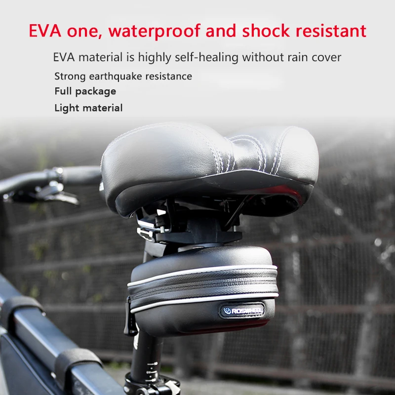 SEWS-ROSWHEEL водонепроницаемая сумка для горного велосипеда EVA Bycicle велосипедная сумка для седла маленькая коробка для велосипедного заднего сиденья велосипедная сумка для заднего сиденья 13