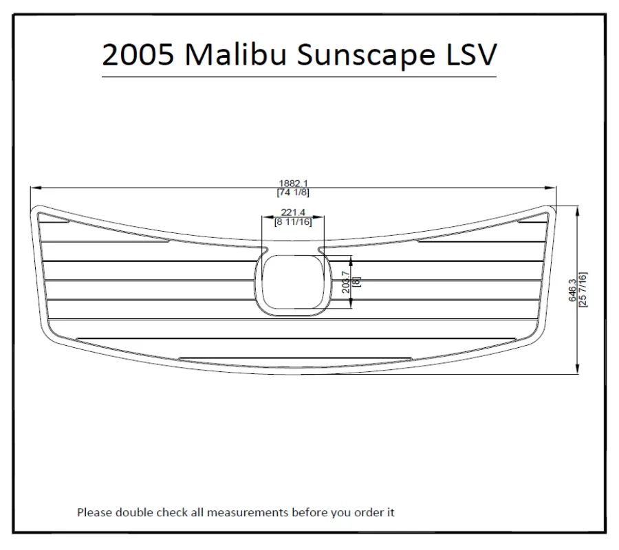 2005 г. Malibu Sunscape LSV платформа для плавания настил лодки из ЭВА и тика 1/4 дюйма 6