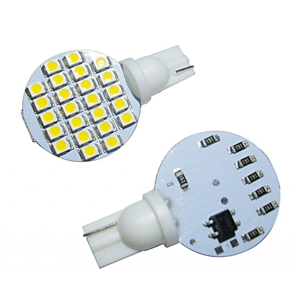 KEYECU 2 пакета DC 12V теплый белый T10 921 194 24-3528 SMD LED лампа супер яркая | Автомобили и