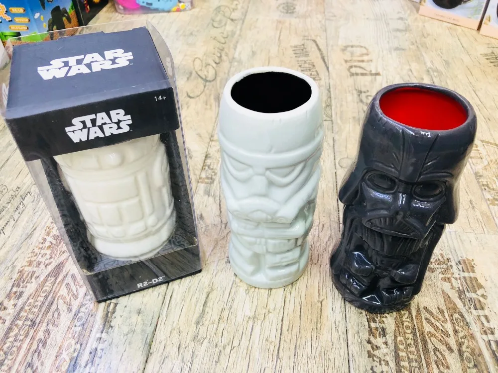 OUSSIRRRO Star Wars кружка R2D2 Дарт Вейдер 3D чашка для кофе и напитков высокотемпературное производство керамики