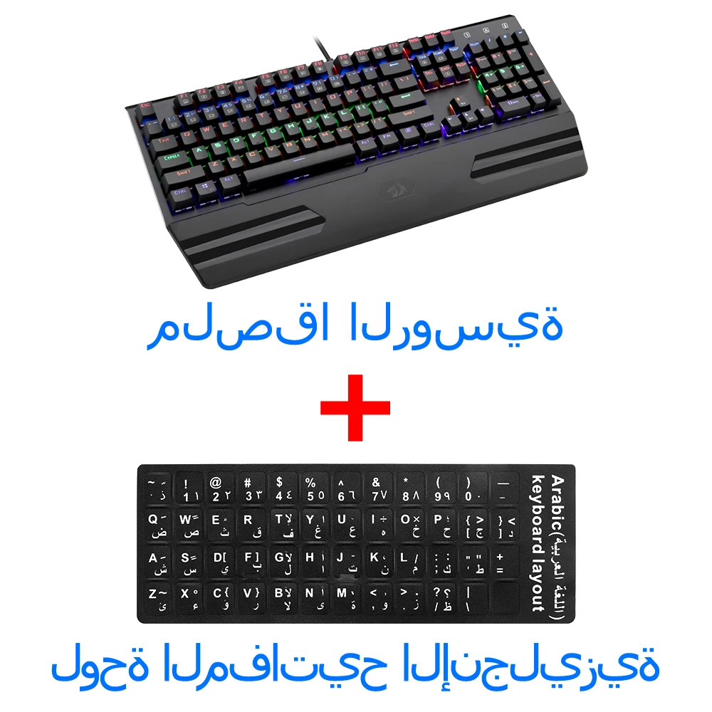 Redragon K560 Радужная алюминиевая USB Механическая игровая клавиатура, синий переключатель, эргономичная подсветка клавиш, 104 клавиш, Проводная компьютерная игровая клавиатура - Цвет: K560Rainbow SA