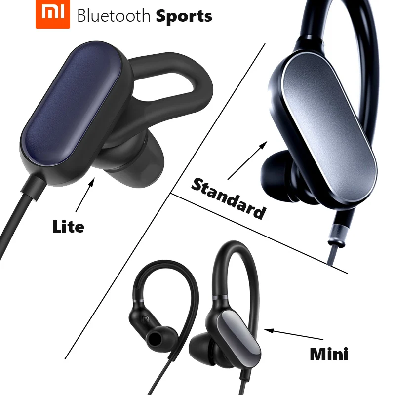 Оригинальная Спортивная гарнитура Xiaomi Mi Lite / Standard/Mini беспроводная Bluetooth 4 1
