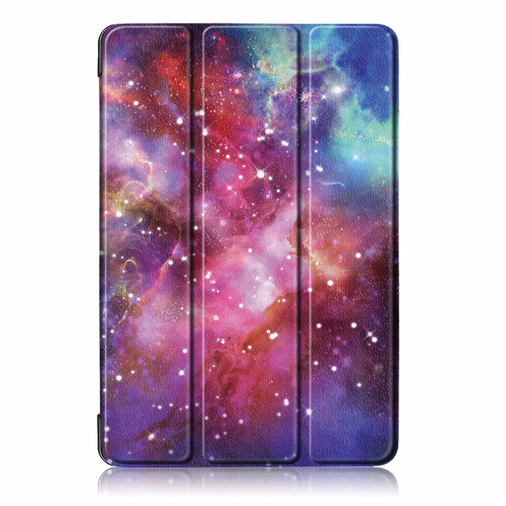 Роспись/однотонные кожаные Magneti Смарт чехол для huawei MediaPad M5 Lite 10 10," BAH2-W09 BAH2-L09 BAH2-W19 принципиально Coque Shell