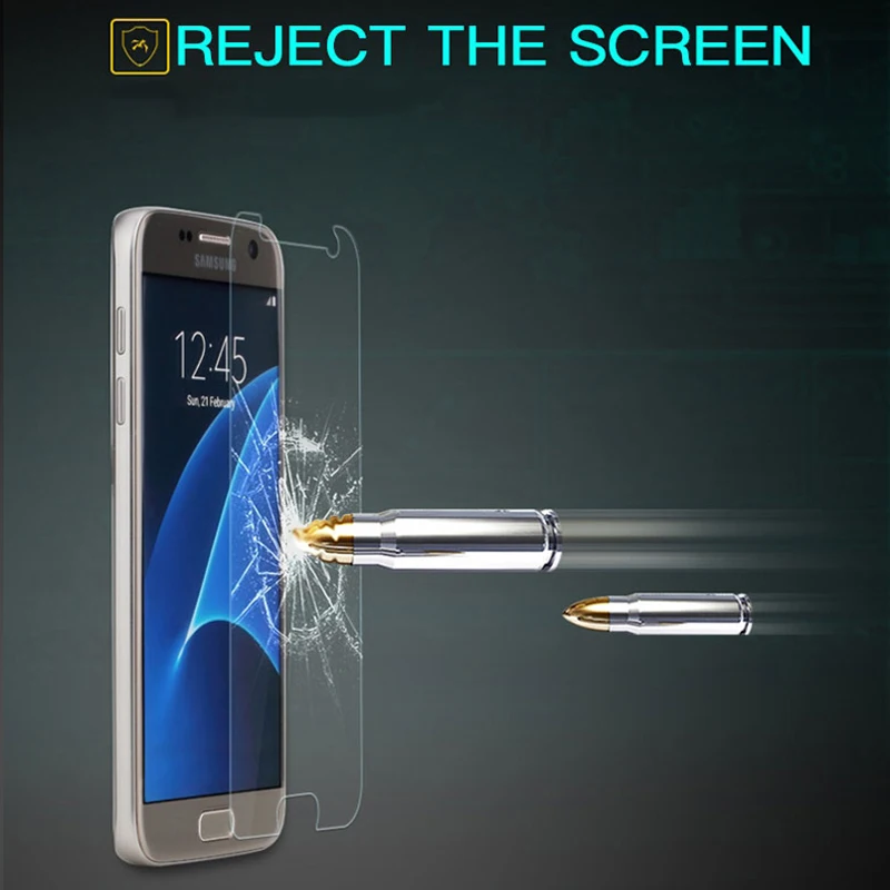 9H HD жесткая Защитная пленка для экрана телефона из закаленного стекла Samsung Galaxy S6 S7