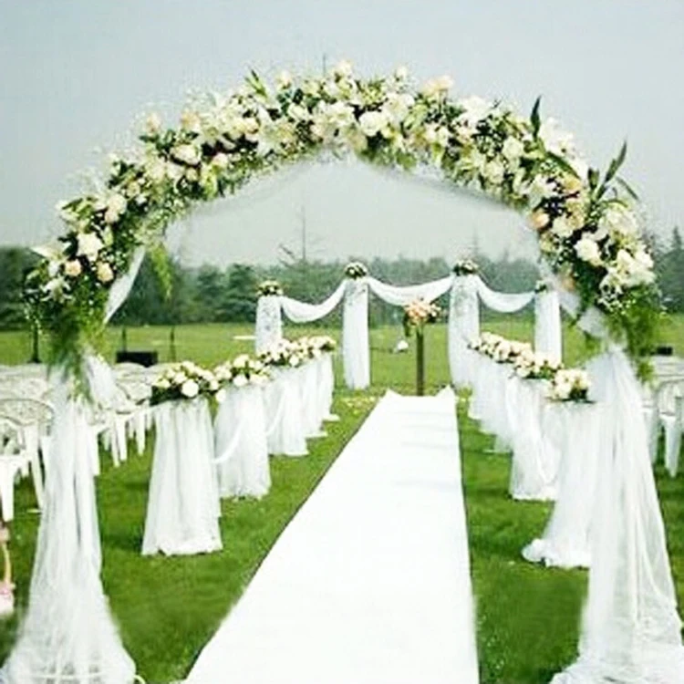 Прозрачная ткань из белоснежной органзы прозрачная для украшения свадебной