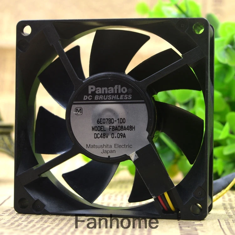 Для оригинального Panasonic panaflo FBA08A48H 48 В 0.09A 8 см 8025 трехстрочный охлаждающий