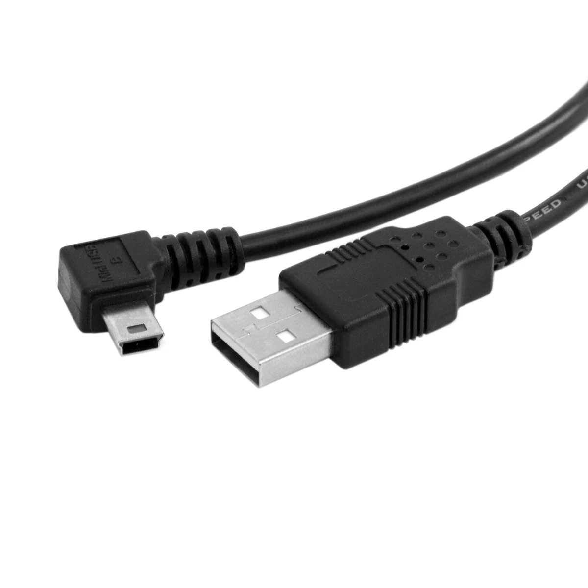 Кабель для передачи данных Chenyang с левым углом 90 градусов 0 5 м USB 2 папа на Mini 5Pin Тип