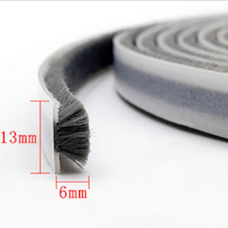 Клейкая войлочная Осадка Excluder раздвижные двери экран створки окна уплотнения