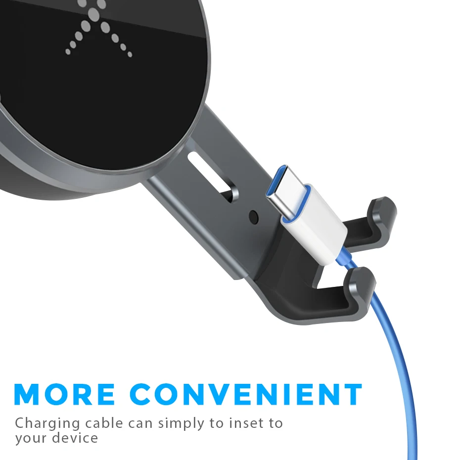 Беспроводная подставка для зарядного устройства Overfly с гравитационная индукция