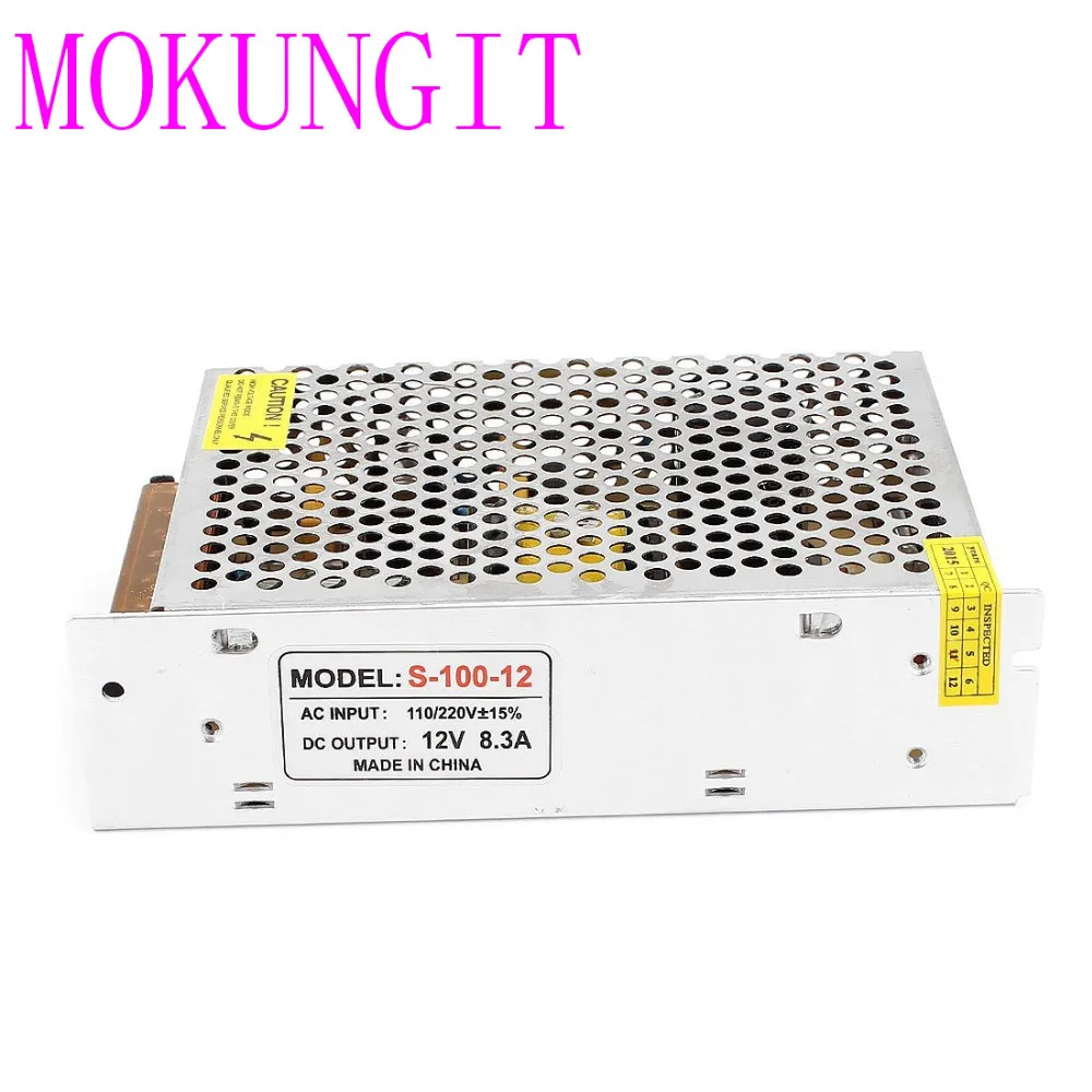 12V 8.3A 100W 110 V 220 трансформаторы адаптер высокого качества Безопасный драйвер для