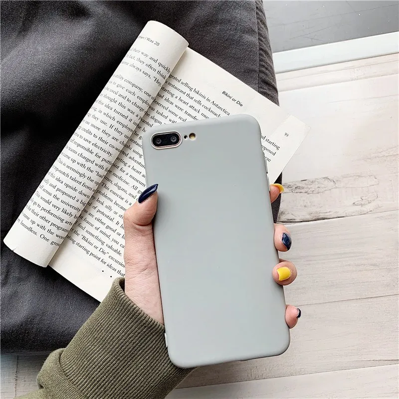 Чехол для Vivo V11 Pro Y81 Y81i Y81S Y85 V9 Y71i Y53 чехол мягкий Карамельный цвет простой, матовый много Цвета чехол сумка для мобильного телефона Coque
