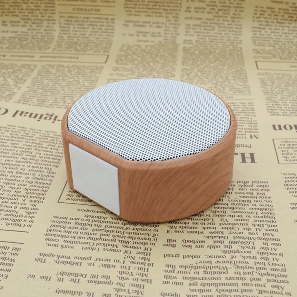 Ретро деревянный Bluetooth динамик Портативный беспроводной автомобиль Открытый