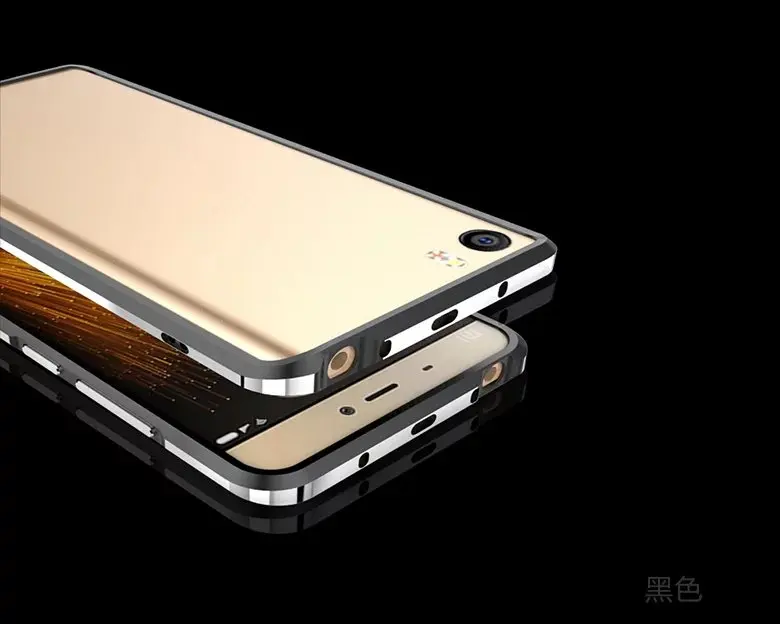 Xiaomi Mi5 Pro Чехол-бампер роскошный чехол-рамка ультра тонкий защитный алюминиевый бампер для Xiaomi Mi5 M5 5,1" TX - Цвет: Черный