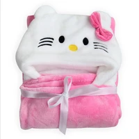 fashion cartoon animal style baby hooded bathrobe high quality super soft infant bath towel bath robe children beach towels