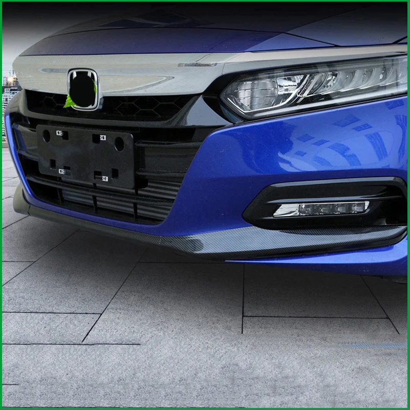 Для Honda Accord 2018 2019 ABS передний бампер Нижняя решетка защитная пластина для губ