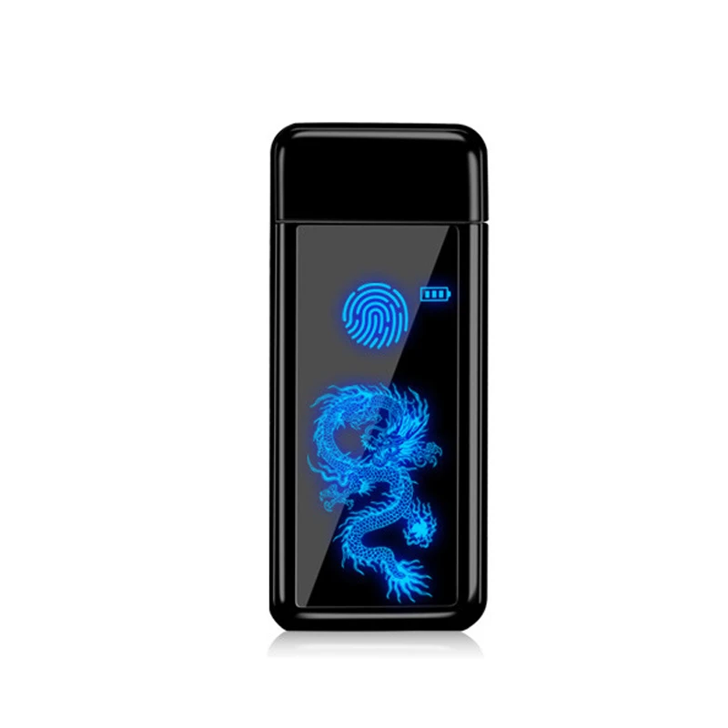 Сенсорный датчик USB Зажигалка индукционный большой экран светодиодный
