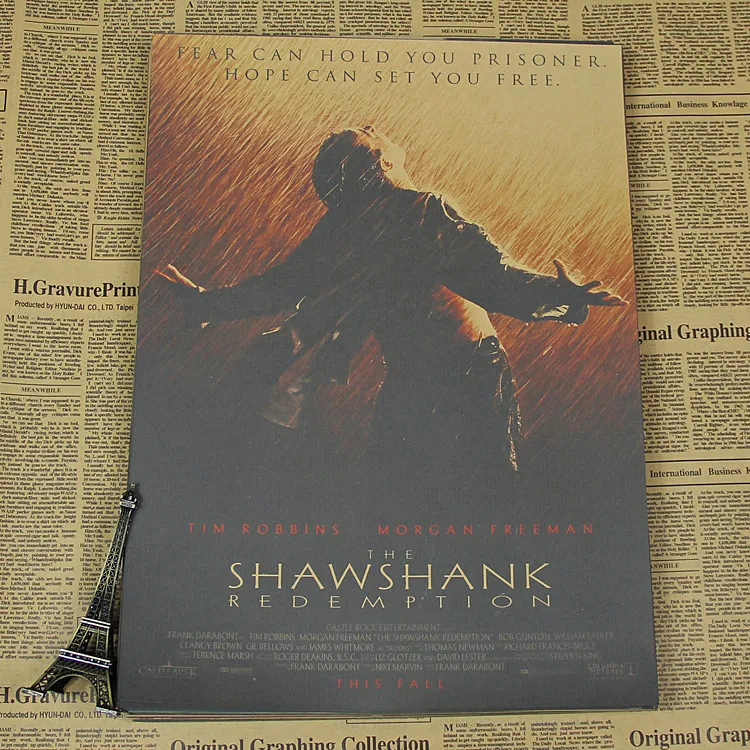 Shawshank Redemption классический старый фильм плакаты ретро ностальгия крафт вдохновляющая декоративная живопись, плакаты, живопись ядро
