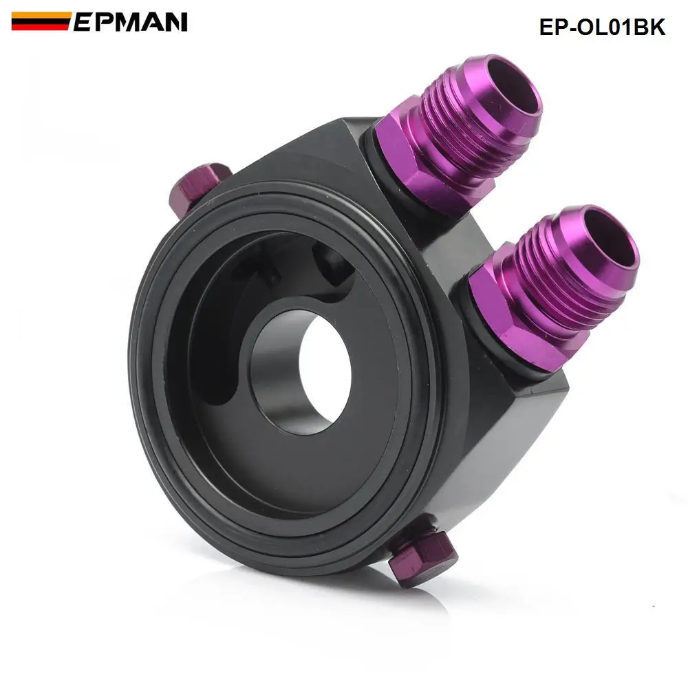 Универсальный автомобильный масляный фильтр EPMAN M20 X 1 5 AN10/AN8|sandwich plate adapter|sandwich