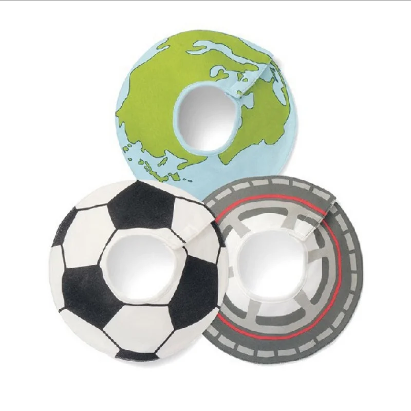 Детские Многофункциональные непромокаемые детские нагрудники с круглым принтом