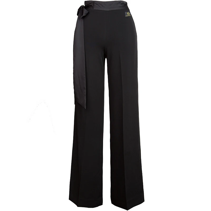 

Ballroom Latin Dance Pants Lady Black Trousers Modern Flamengo Tango Chacha Dancing Clothes Women Stage Performance Wear DN3150