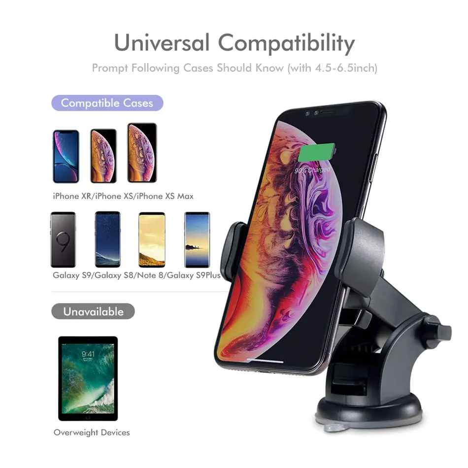 Автомобильный держатель для телефона FLOVEME на лобовое стекло для iPhone 7 X XS, samsung 360, приборная панель, подставка для сотового телефона, автомобильный держатель для телефона, tutucu