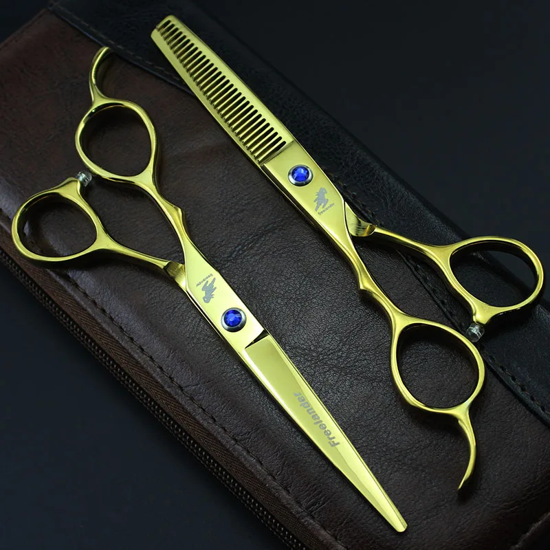 

6inch Left Handed Colorful Hair Scissors Cutting /Thinning Hairdressers Scissors Titanium Salon Shears Tools for a Barber