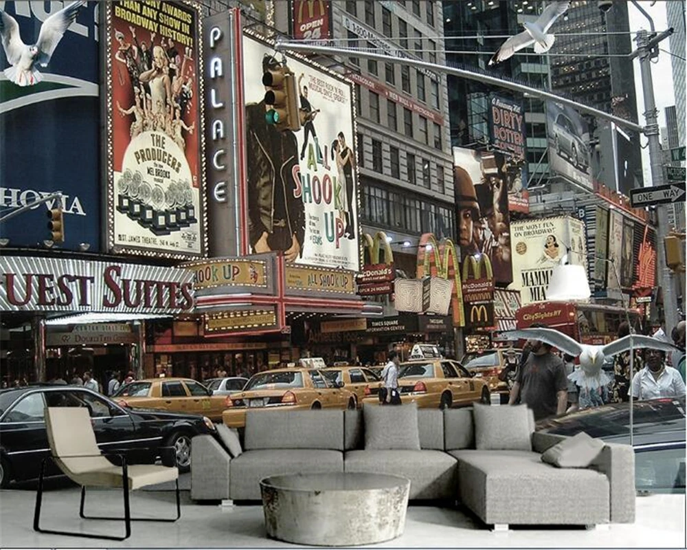 Обои для дома Европейский и американский стиль уличные граффити 3D фон фото обои