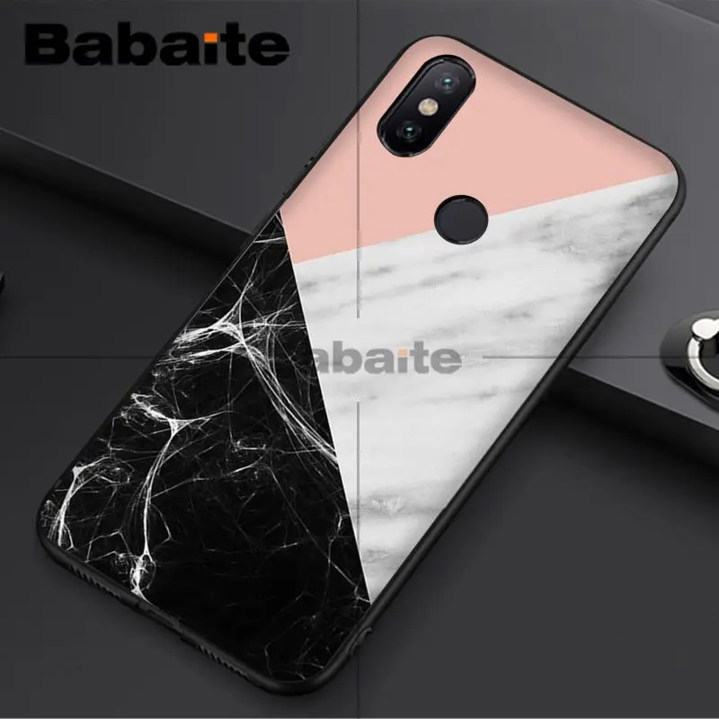 Babaite геометрический разборный рисунок под мрамор золото искусственный для redmi 5plus