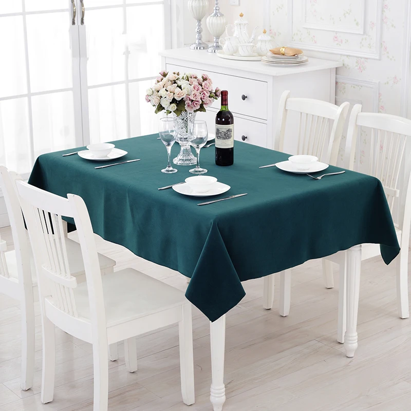 Современные Простые однотонные скатерти 4 цвета скатерть для ресторана банкета
