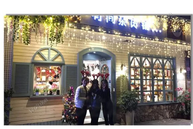 Уличные светодиодные фонарики-гирлянды 4 м декоративные фонарики на Рождество CD50