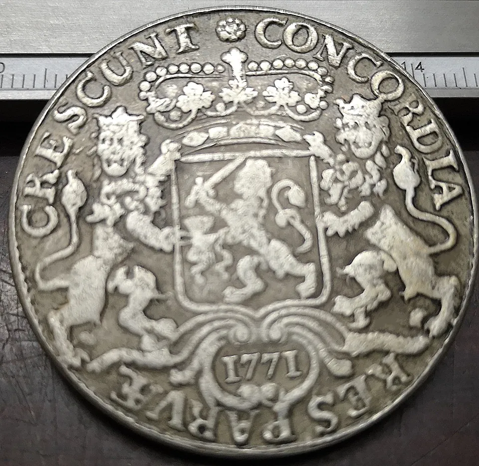 1771 Голландская республика (Zeeland) 1 Ducaton копия монеты | Дом и сад