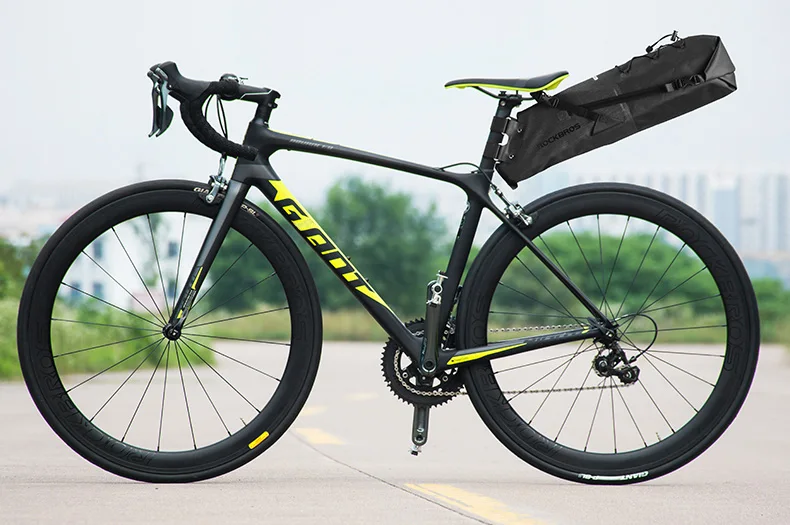 ROCKBROS 10L MTB велосипедные задние Сумки Водонепроницаемые многофункциональные регулируемые ультра-большие велосипедные сумки треугольная седельная сумка