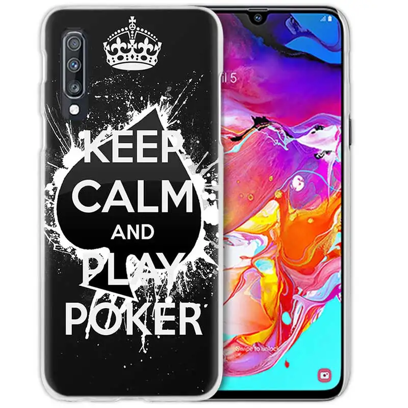 04 Покер "," джокер "Harley чехол для samsung Galaxy A50 A70 A20e A40 A30 A20 A10 A8 A6 плюс A9 A7 жесткий прозрачный поликарбонатный чехол для телефона Coque - Цвет: 04