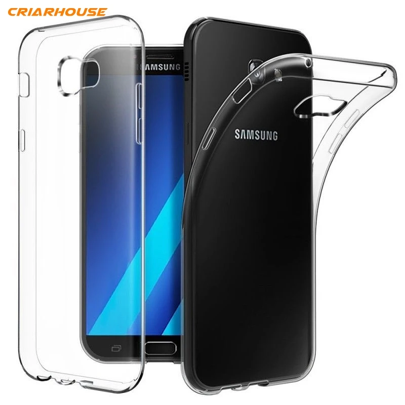 Мягкий прозрачный ТПУ чехол для телефона Samsung Galaxy J3 J5 J7 Prime 2016 A3 A5 A7 2017 S8 Plus Note 8 A8 A530