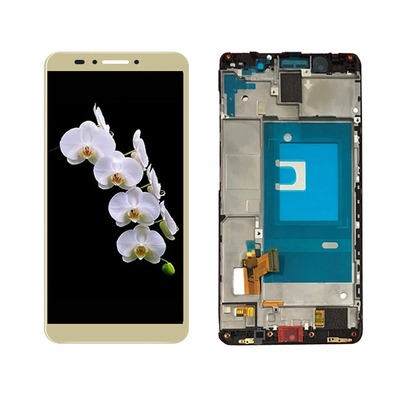 Для huawei Honor 7 Дисплей сенсорный экран дигитайзер Рамка для Honor7 4G LTE запасные части