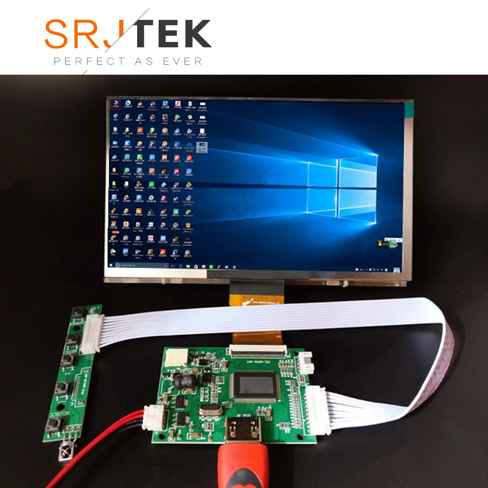 7 дюймов 1024*600 HDMI экран ЖК дисплей с монитором платы драйвера для Raspberry Pi Banana/Orange